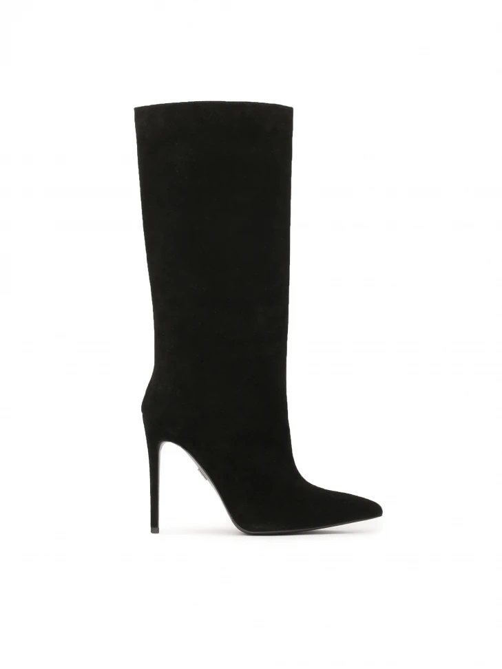 kazar Boots with slip-on suede upper