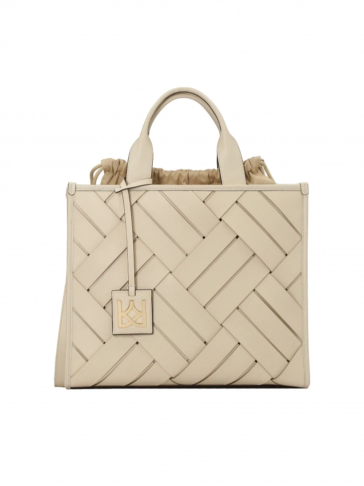 kazar Braided leather tote bag
