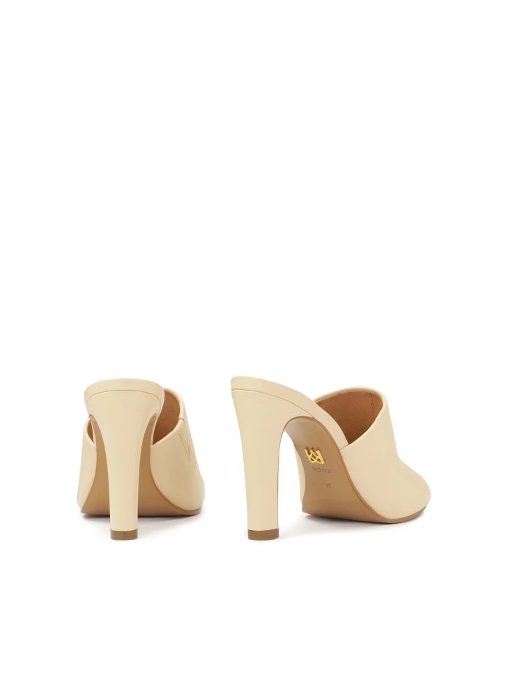 Kazar Bright Leather Heeled Mules