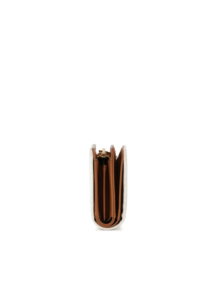Kazar Bright Patterned Wallet With Brown Interior