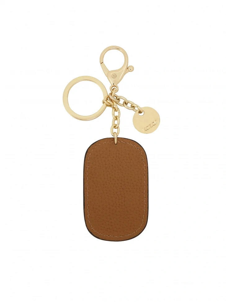 Kazar Bronze Key Ring With Large KAZAR Monogram