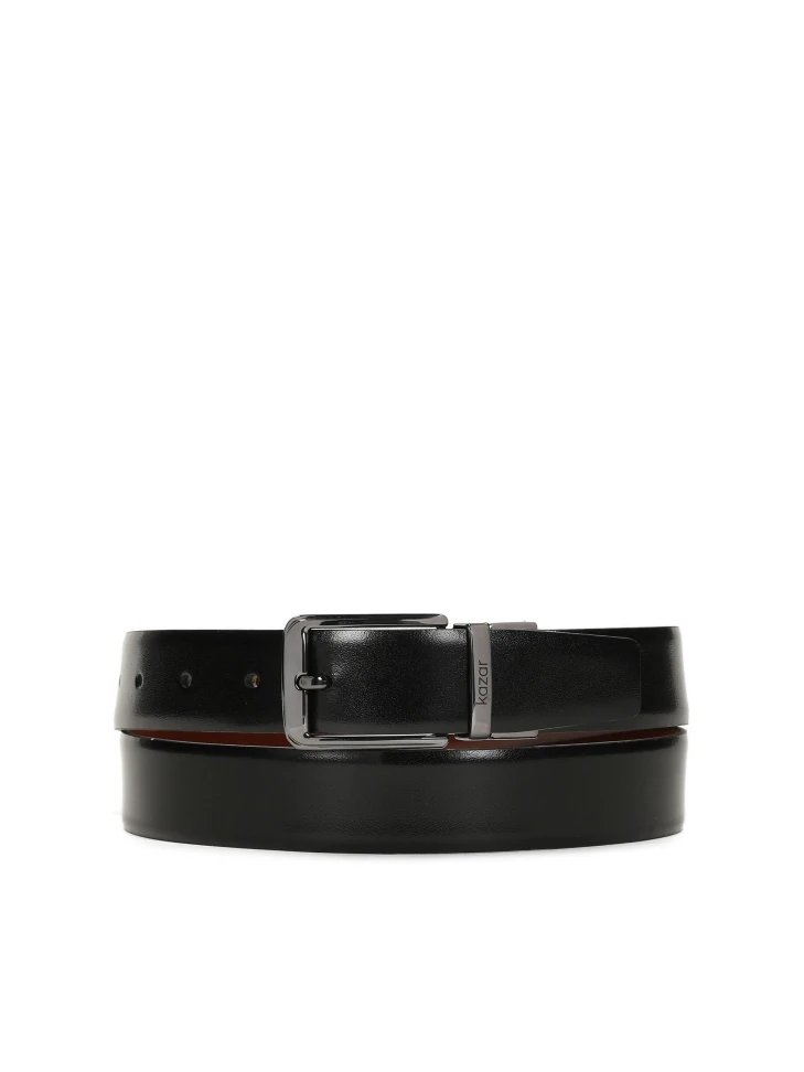 Kazar Brown And Black Double-sided Belt
