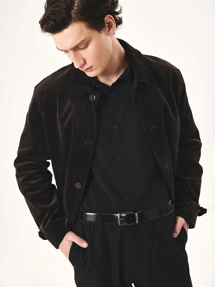 Kazar Brown And Black Double-sided Belt