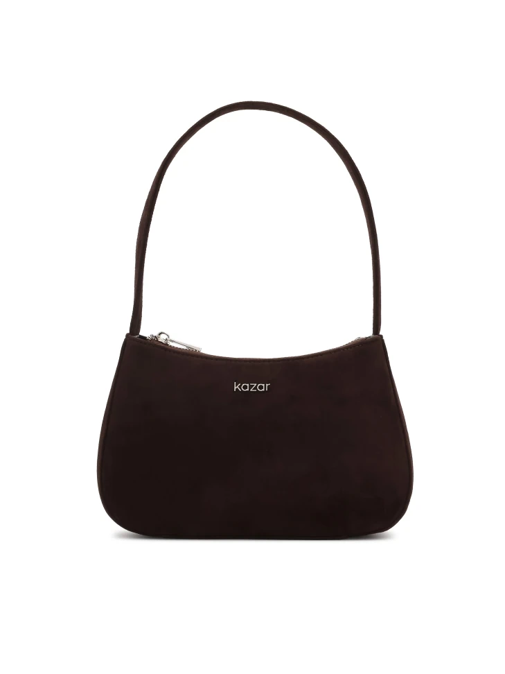 kazar Brown baguette shoulder bag
