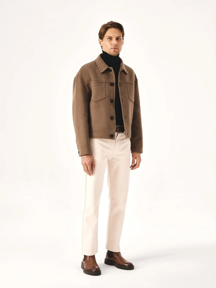 Kazar Brown Chelsea Boots On A Trefoil Sole