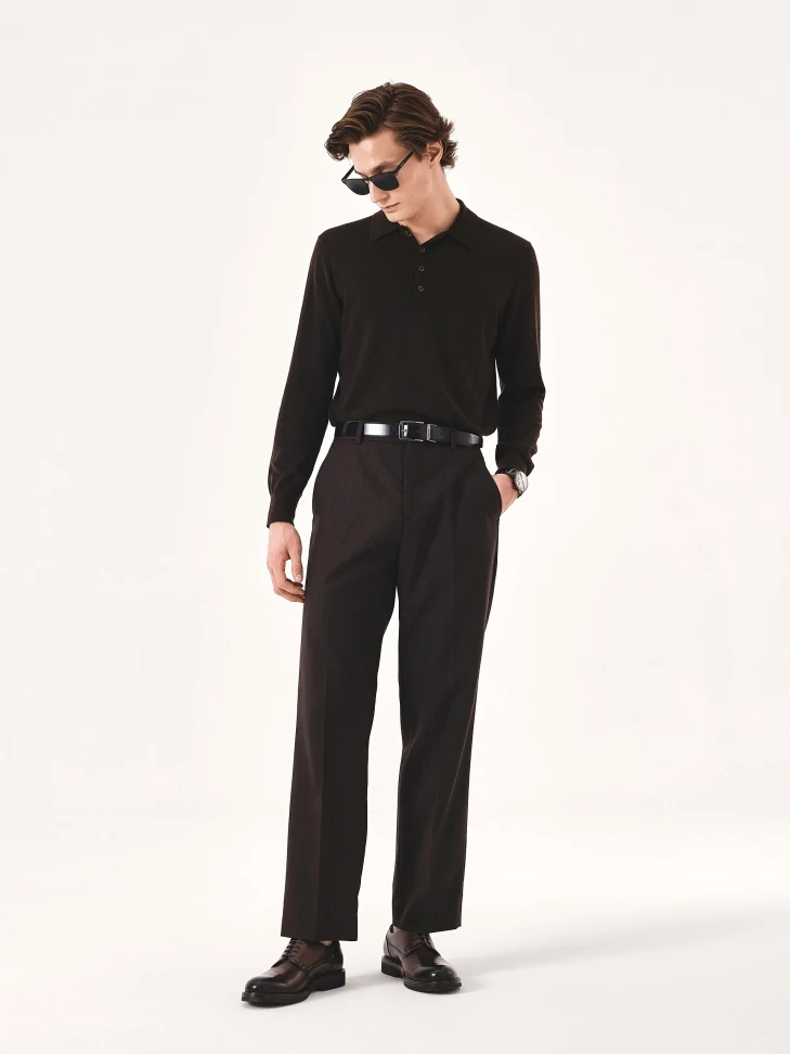 Kazar Brown Derby In Natural Leather