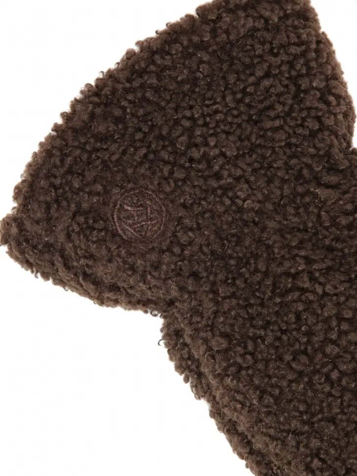 Kazar Brown Gloves With One Finger