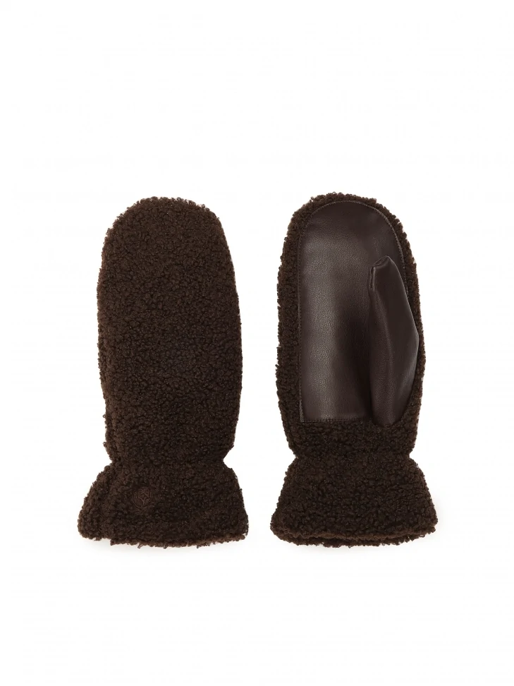 kazar Brown gloves with one finger