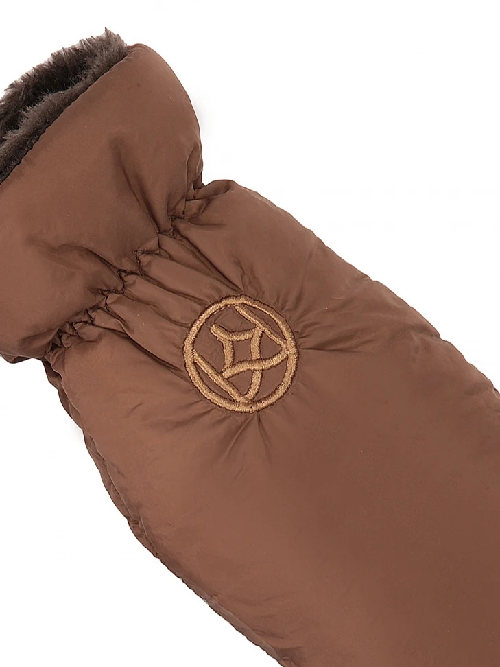 kazar Brown insulated gloves with one finger