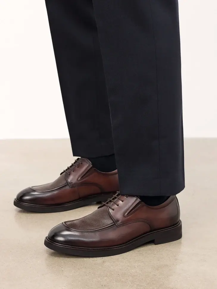 Kazar Brown Lace-up Men's Shoes