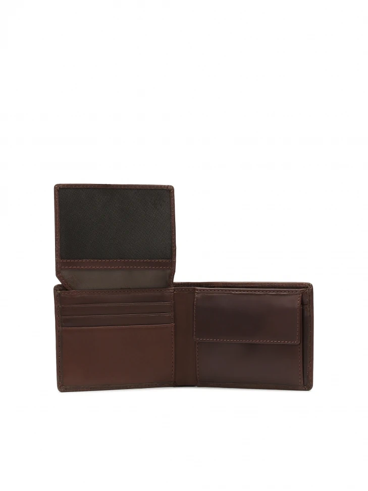 Kazar Brown Leather Men's Wallet