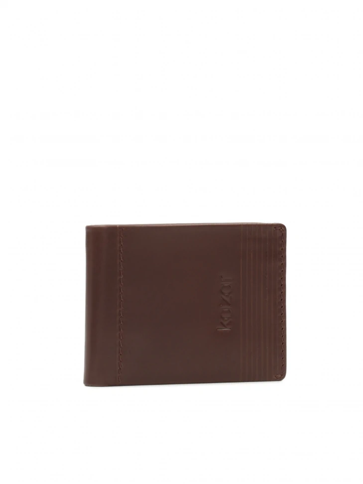 Kazar Brown Leather Men's Wallet