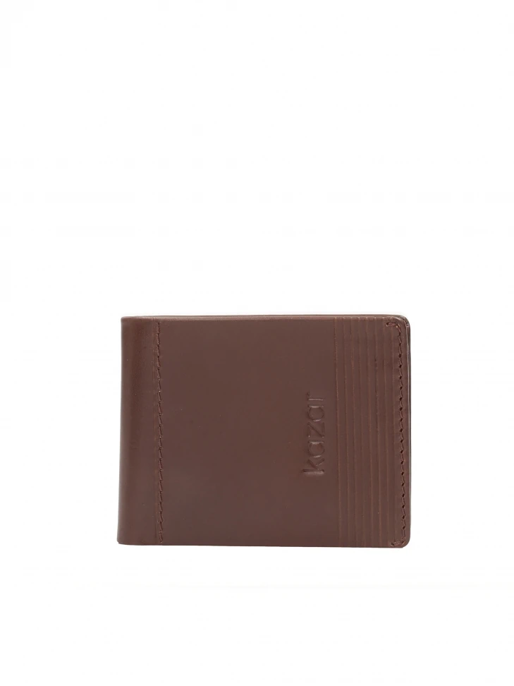 kazar Brown leather men's wallet