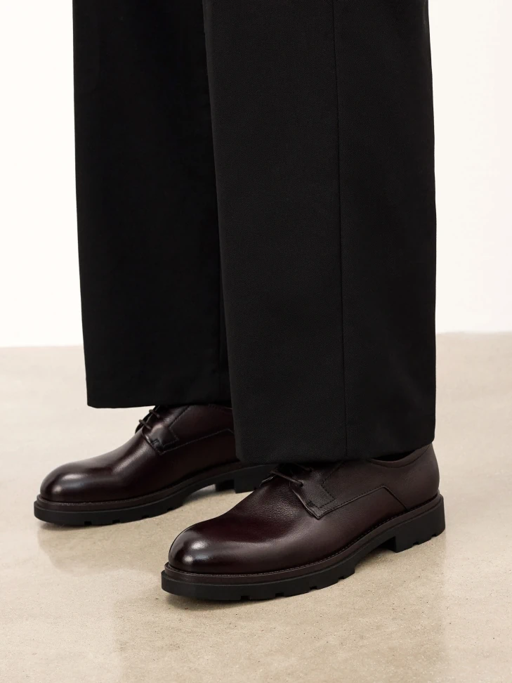 Kazar Brown Leather Shoes