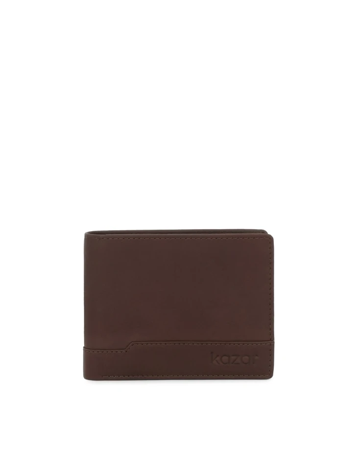 kazar Brown leather wallet kazar Brown leather wallet