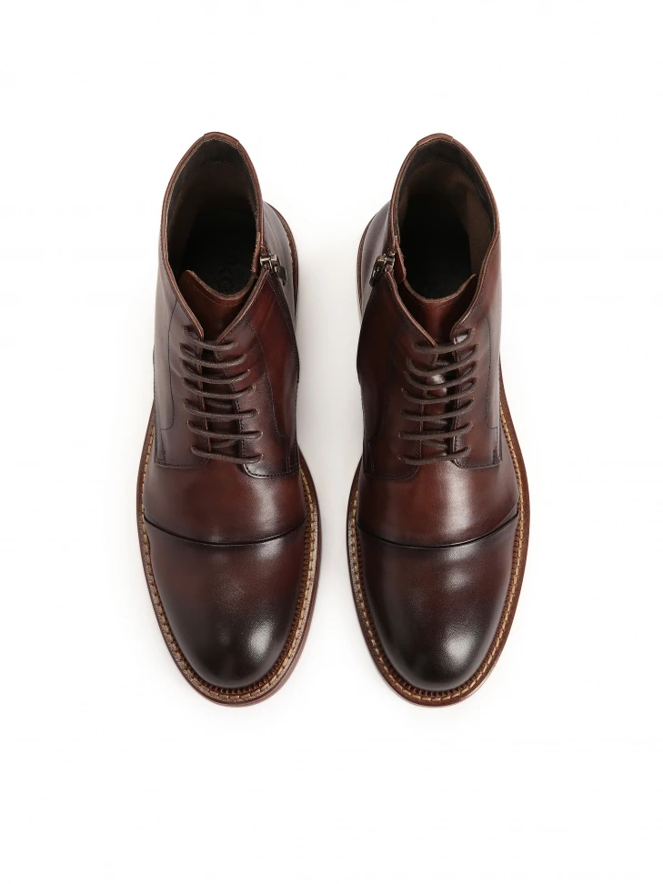 Kazar Brown Men's Boots With High Upper