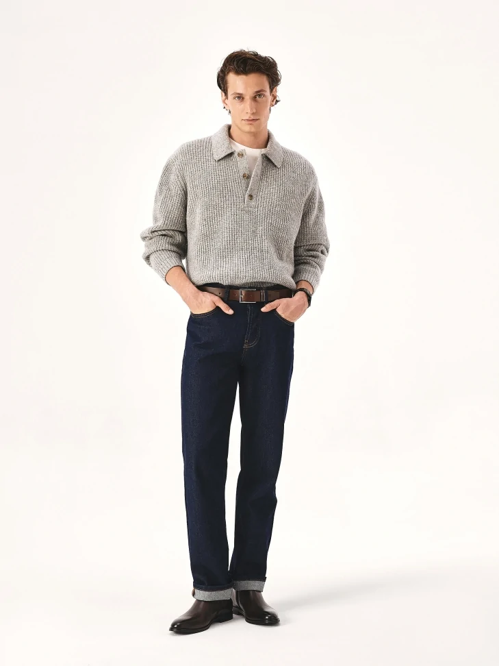 Kazar Brown Men's Boots With Zippered Upper