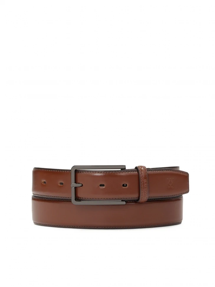kazar Brown men's formal belt