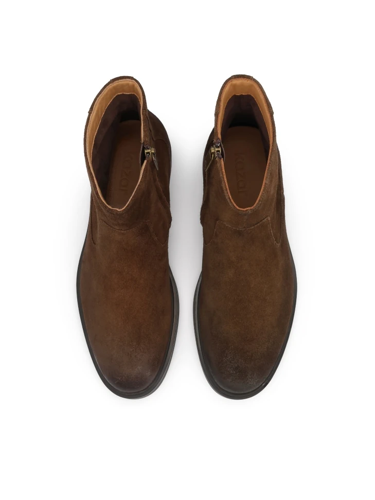 Kazar Brown Men's Suede Boots