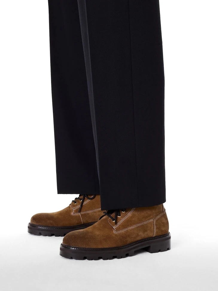 Kazar Brown Men's Suede Boots With Trep Sole