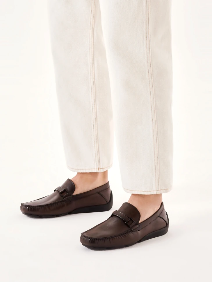 Kazar Brown Moccasins On An Interesting Sole