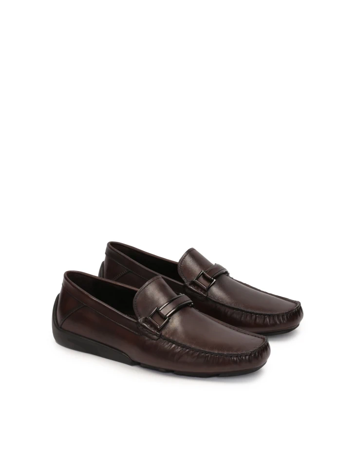 Kazar Brown Moccasins On An Interesting Sole
