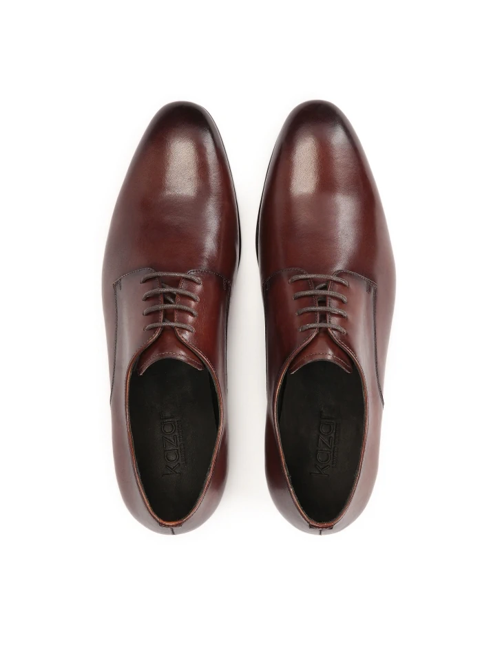 Kazar Brown Shoes With Leather Sole