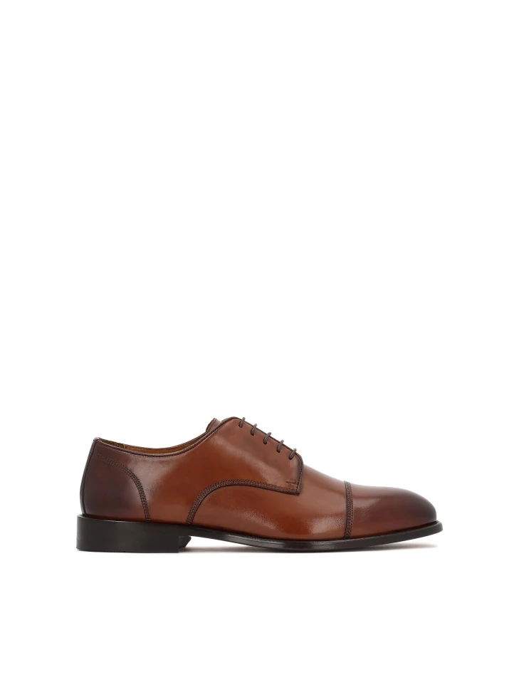 kazar Brown shoes with overlapping toes