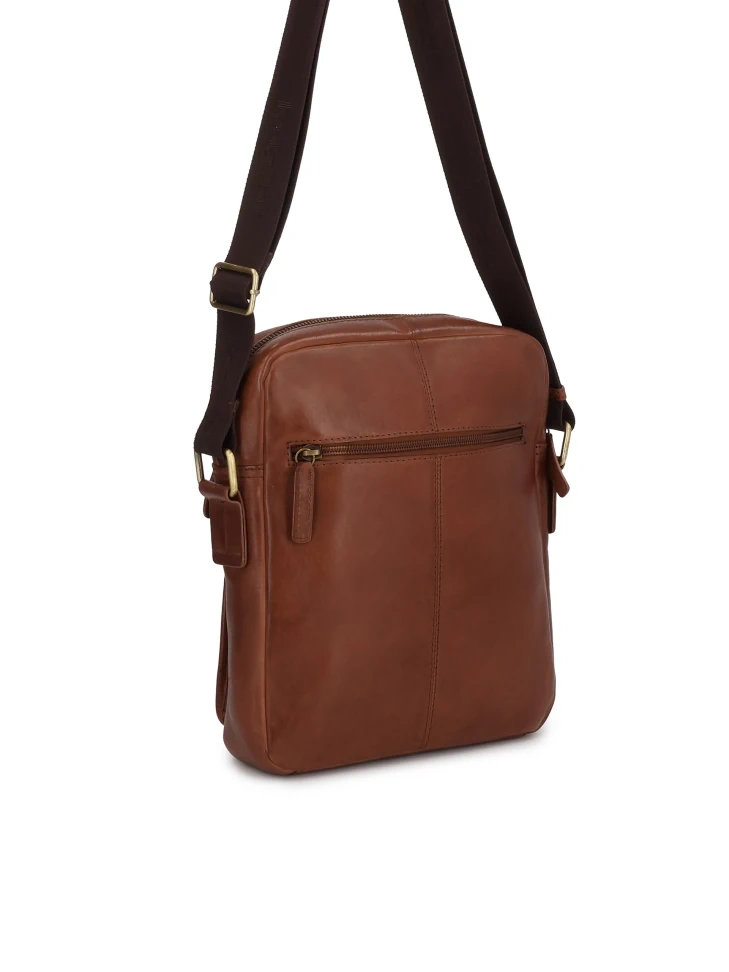 Kazar Brown Shoulder Mailbag