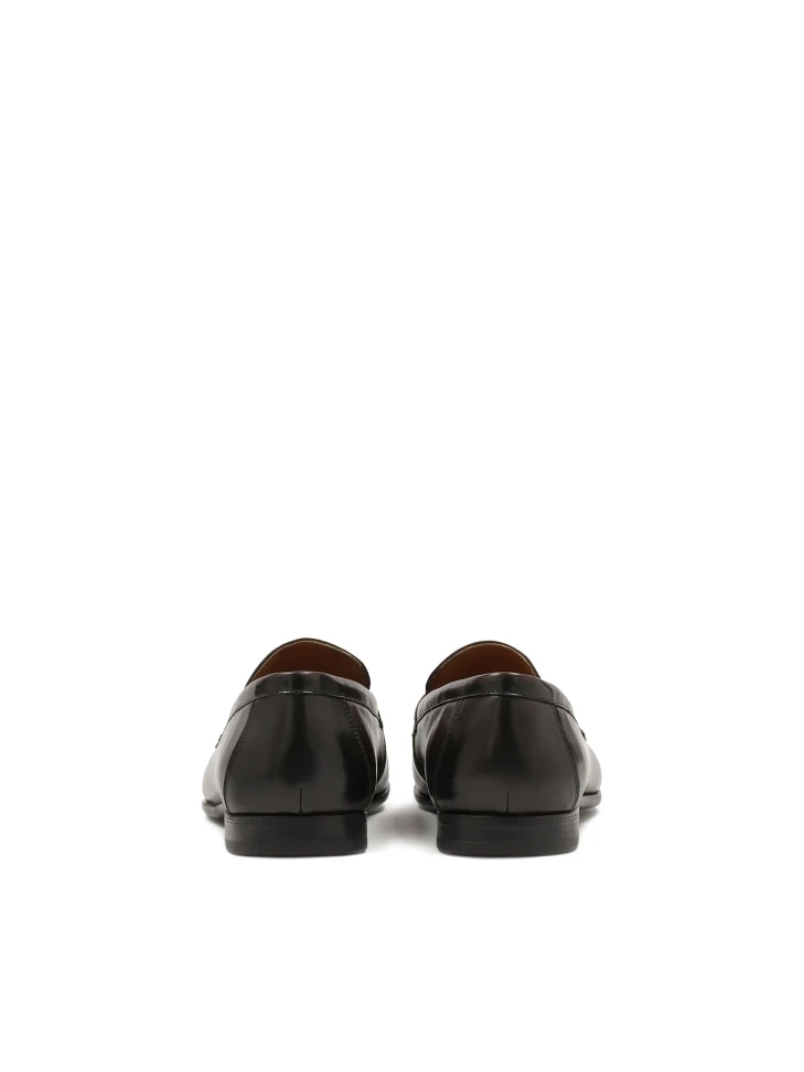 Kazar Brown Smooth Leather Penny Loafers