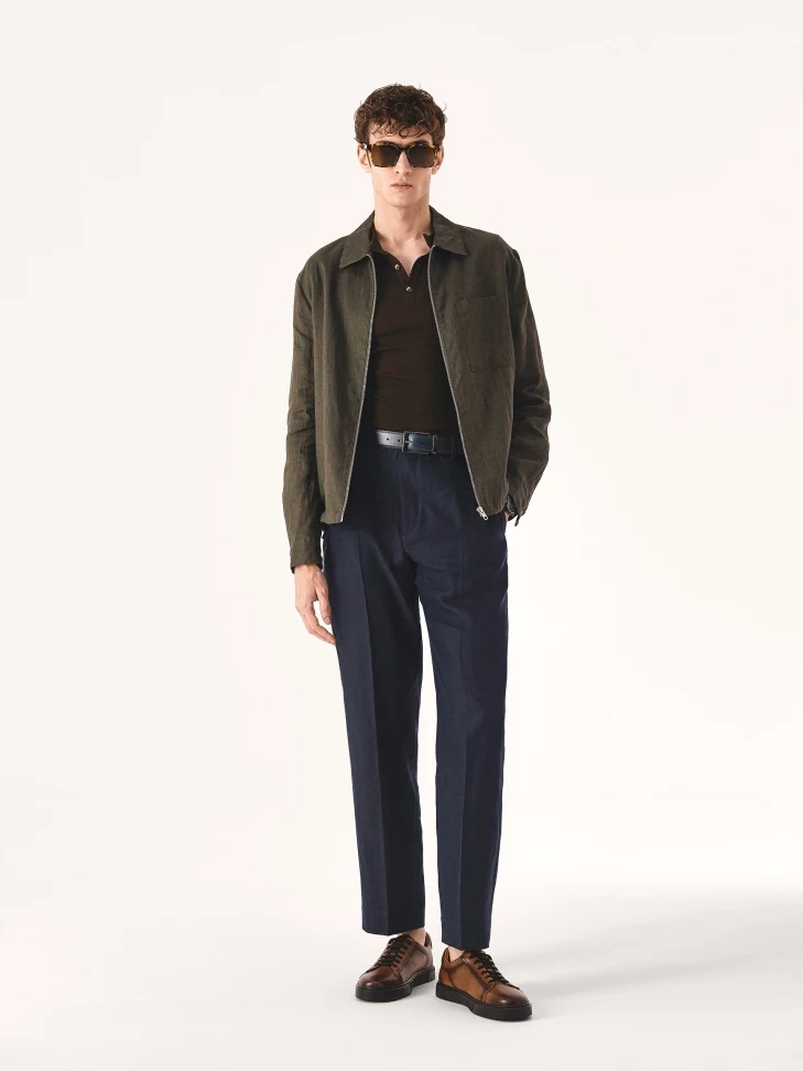 Kazar Brown Sneakers In Smart Casual Style