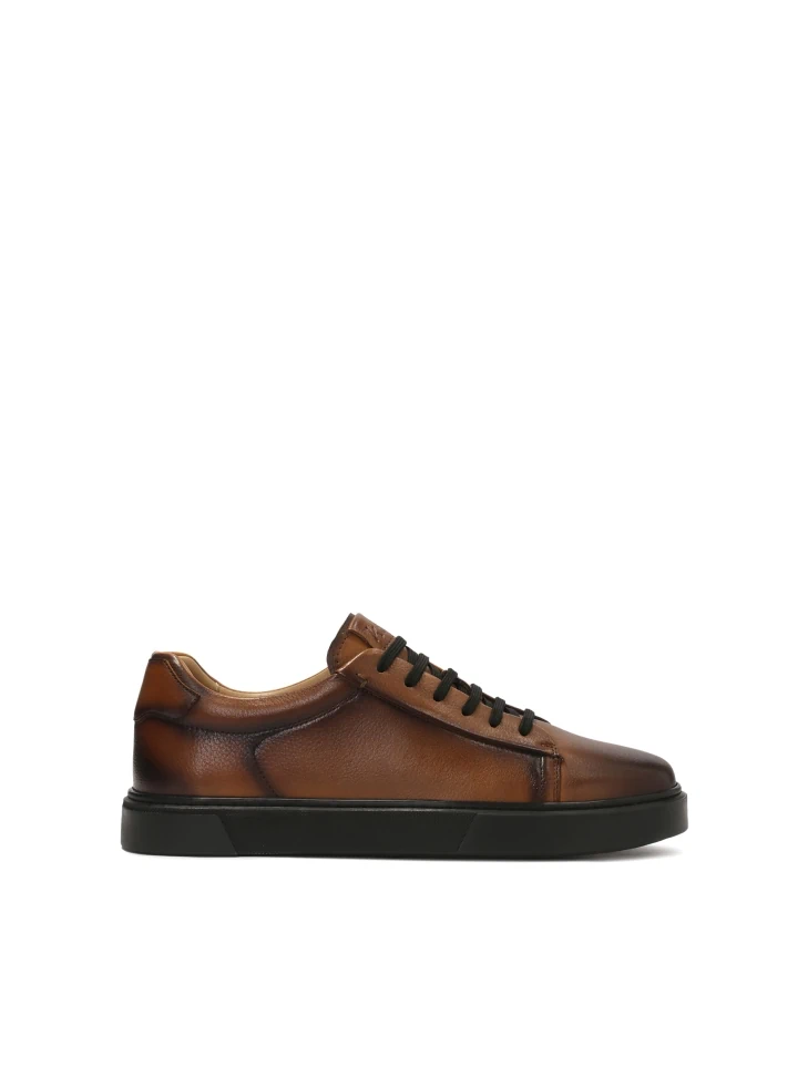 kazar Brown sneakers in smart casual style