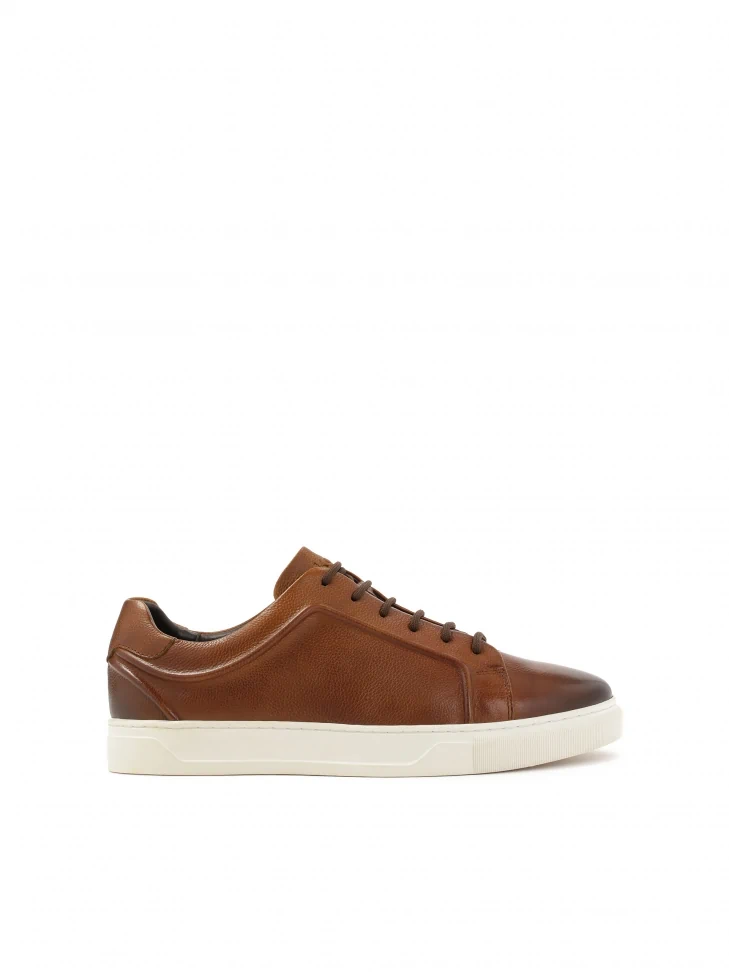 kazar Brown sneakers on a white sole