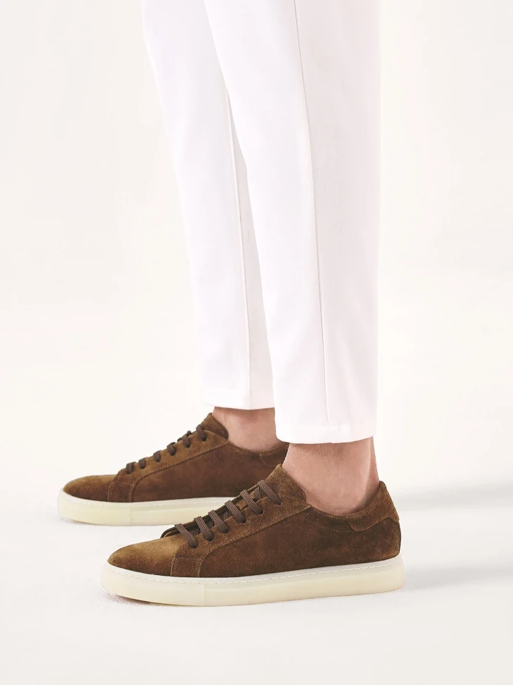 Kazar Brown Sneakers With Low Upper