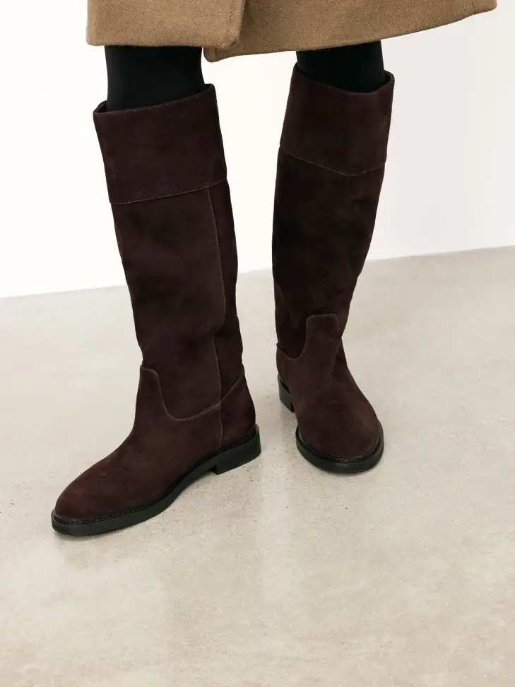 Kazar Brown Suede Boots