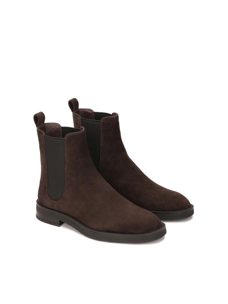 Kazar Brown Suede Chelsea Boots
