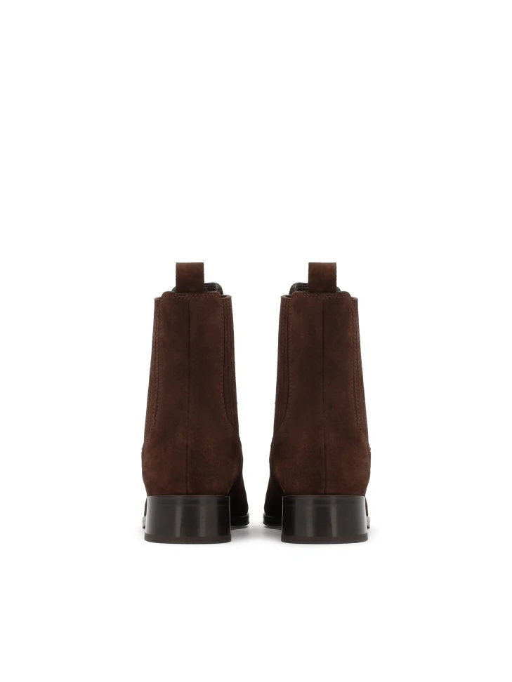 Kazar Brown Suede Leather Chelsea Boots