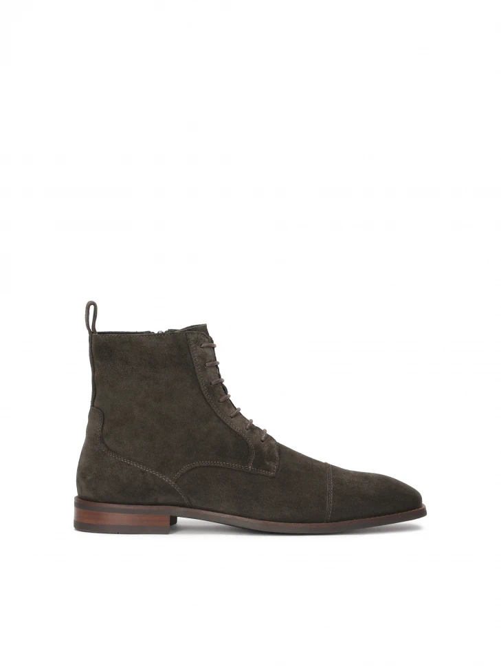 kazar Brown suede men's boots