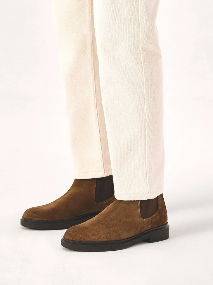 Kazar Brown Suede Men's Sable Shoes