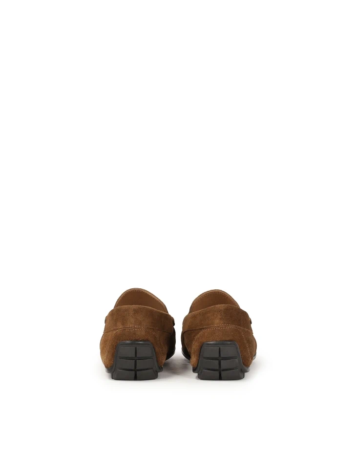 Kazar Brown Suede Moccasins