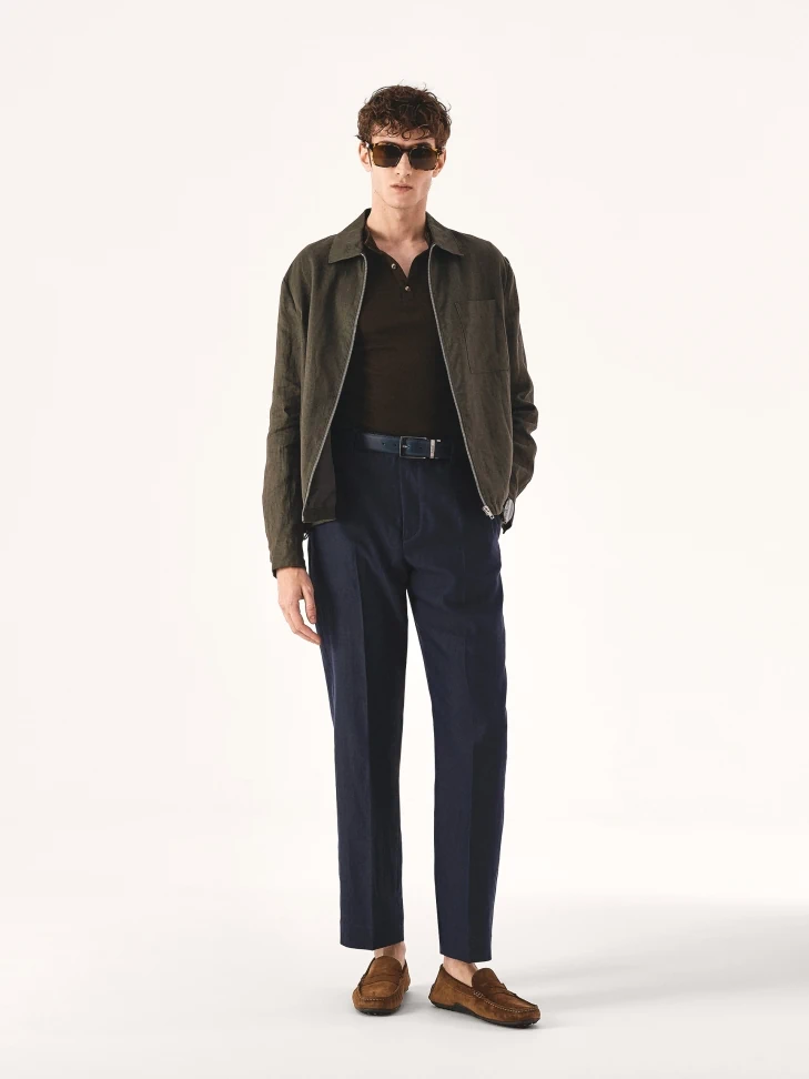 Kazar Brown Suede Moccasins On A Comfortable Sole