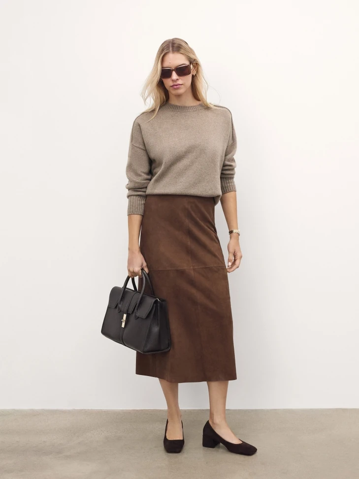 Kazar Brown Suede Pumps