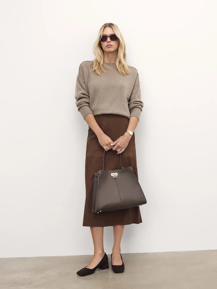 Kazar Brown Suede Pumps