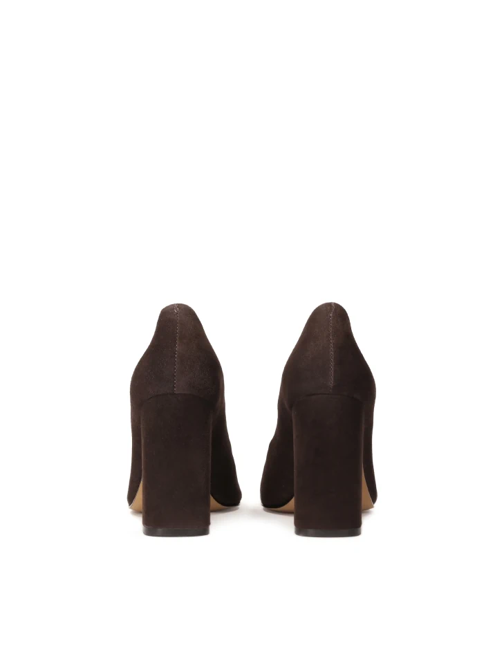 Kazar Brown Suede Pumps