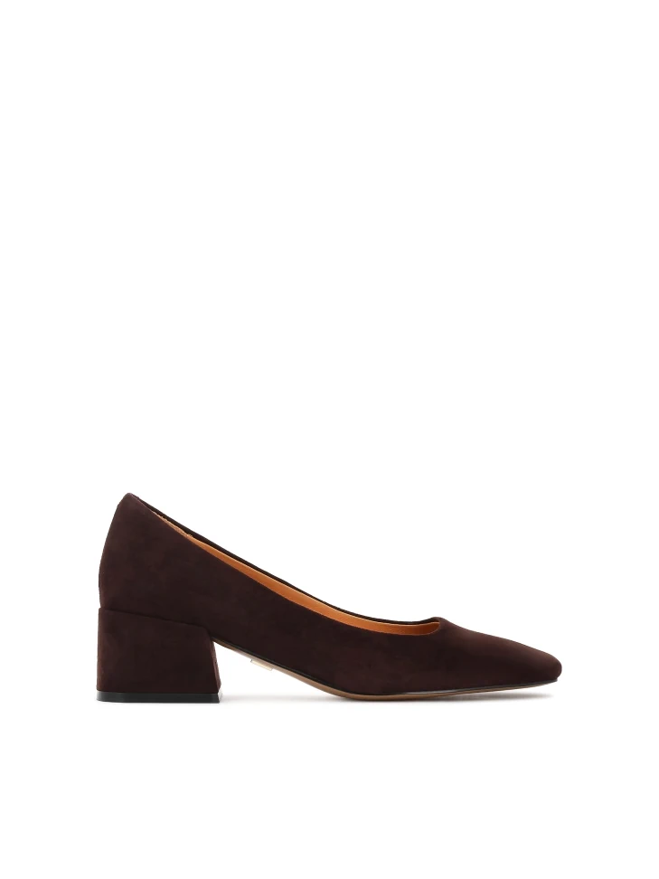 kazar Brown suede pumps