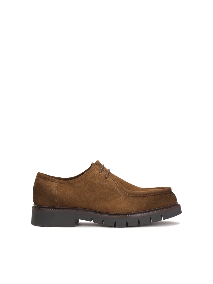 kazar Brown suede shoes with short binding