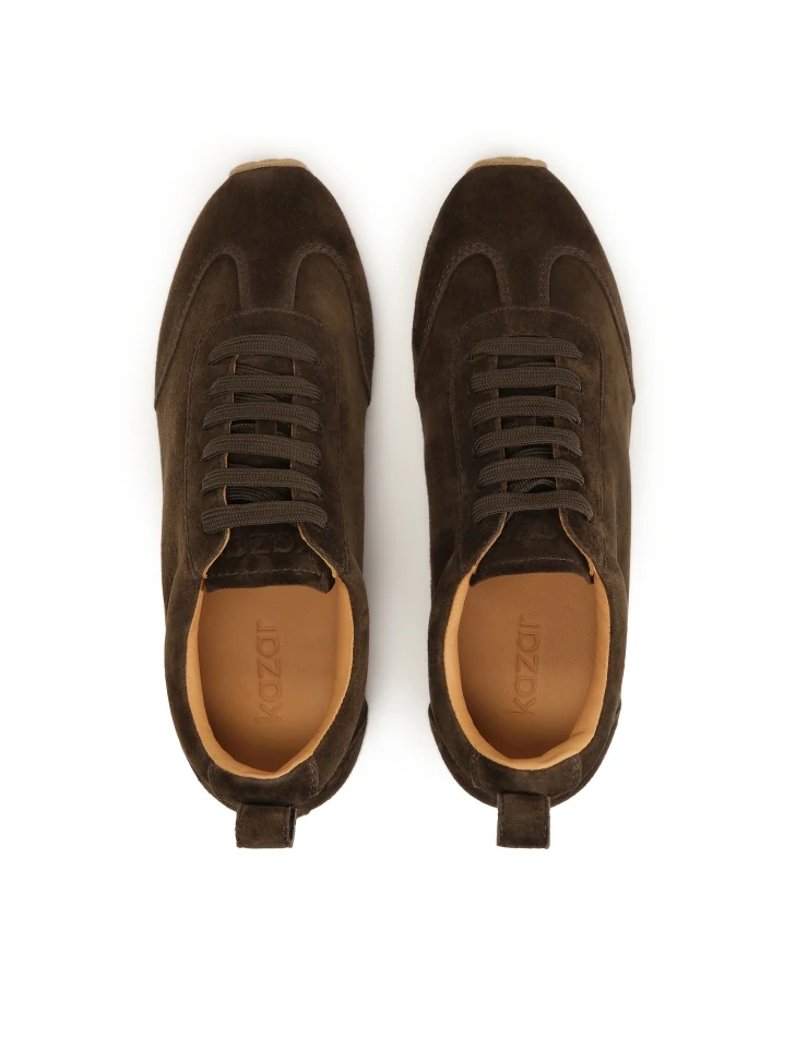 Kazar Brown Suede Sneakers