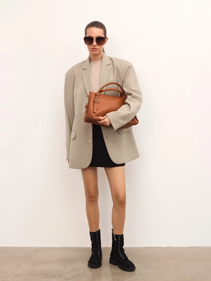 Kazar Brown Sunglasses With Gold Accents