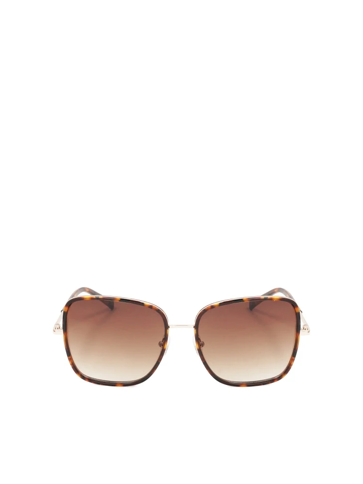kazar Brown sunglasses with gold accents