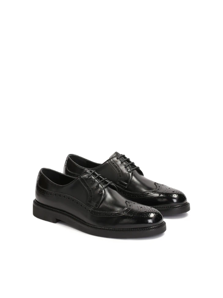Kazar Business Black Men's Brogue Shoes